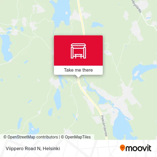 Viippero Road N map
