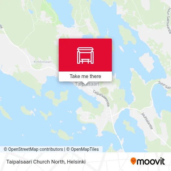 Taipalsaari Church North map