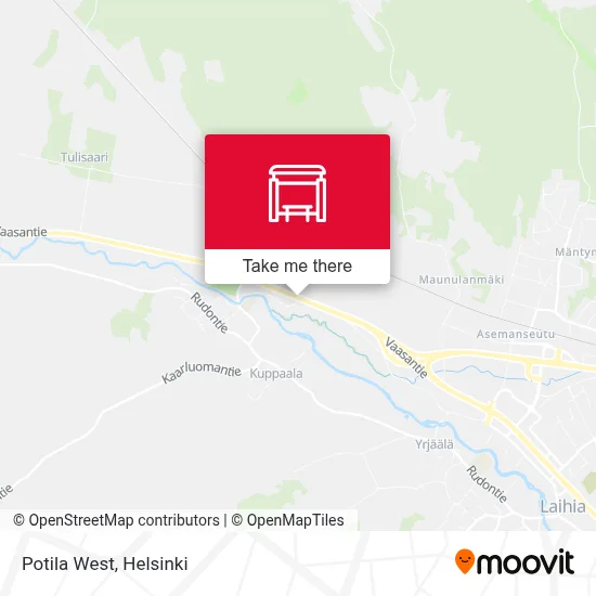 Potila West map
