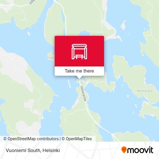 Vuoniemi South map