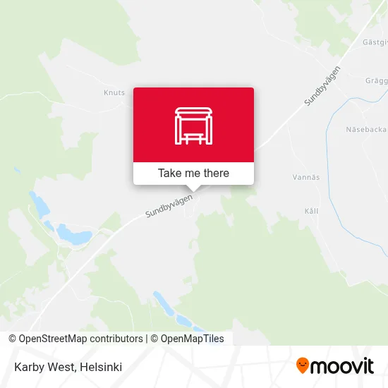 Karby West map