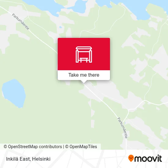 Inkilä East map