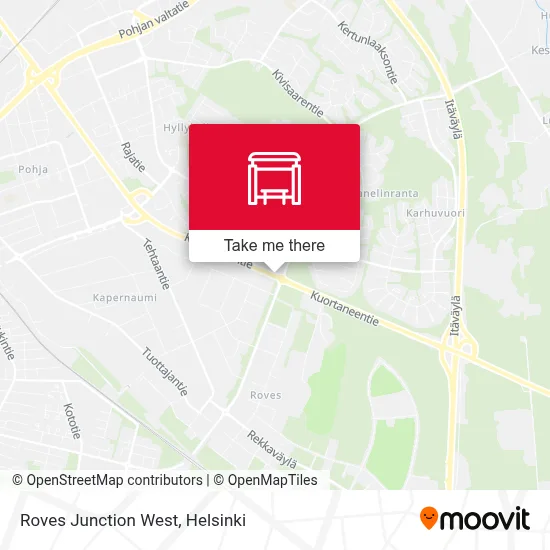 Roves Junction West map