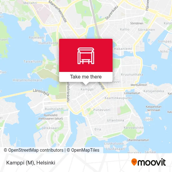 Kamppi (M) map