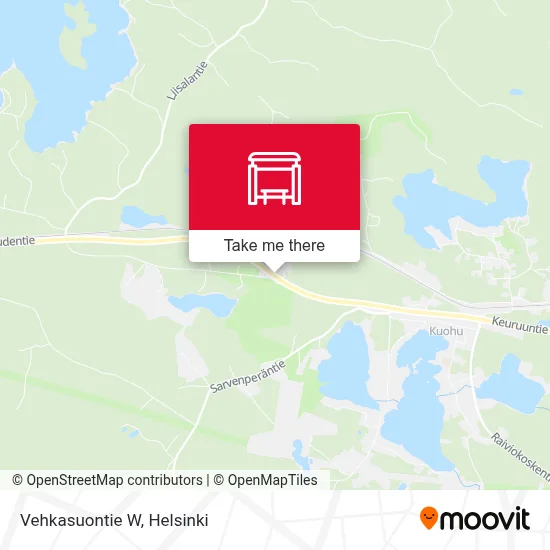 Vehkasuontie W map