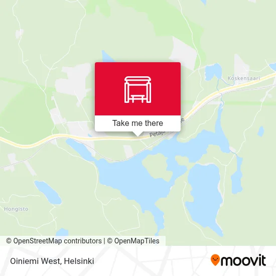 Oiniemi West map