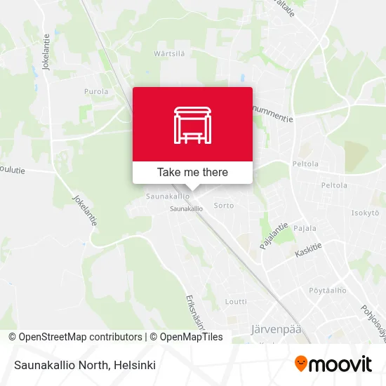 Saunakallio North map