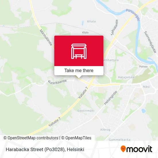 Harabacka Street (Po3028) map