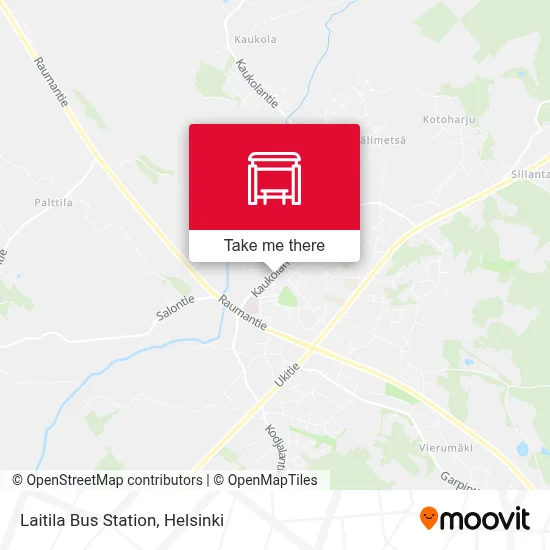 Laitila Bus Station map