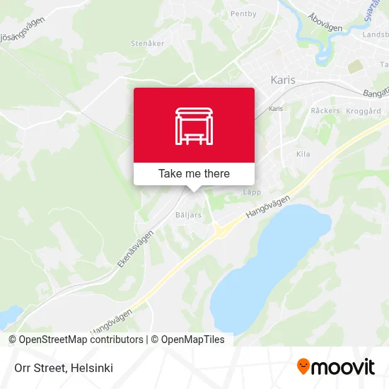 Orr Street map