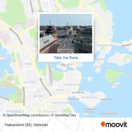 Hakaniemi (M) map