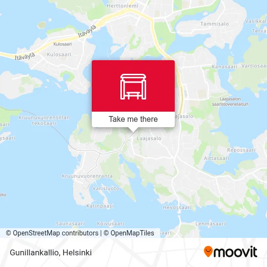 Gunillankallio map