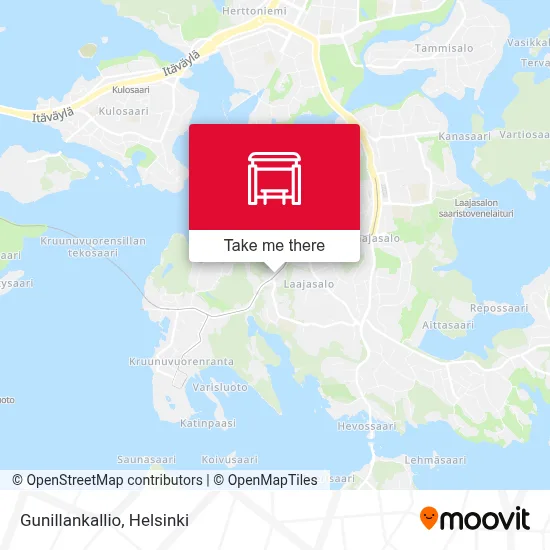 Gunillankallio map