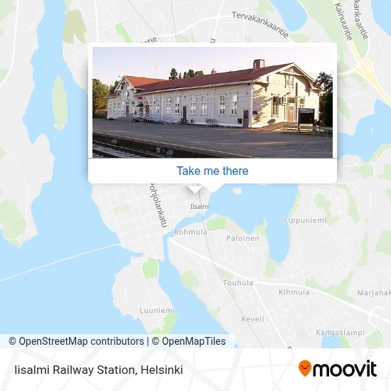 Iisalmi Railway Station map