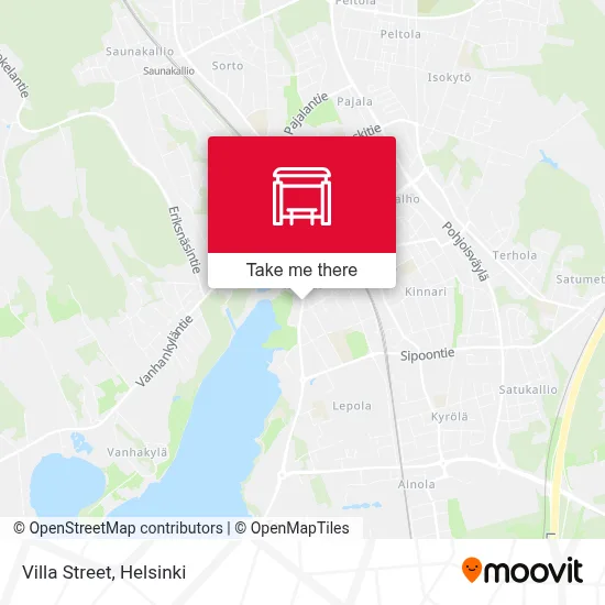 Villa Street map