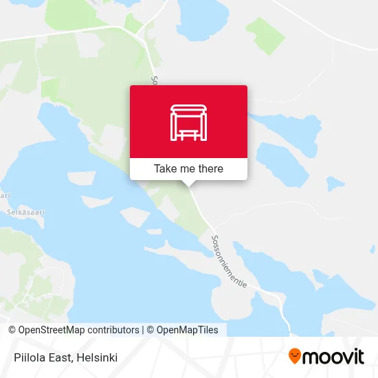 Piilola East map