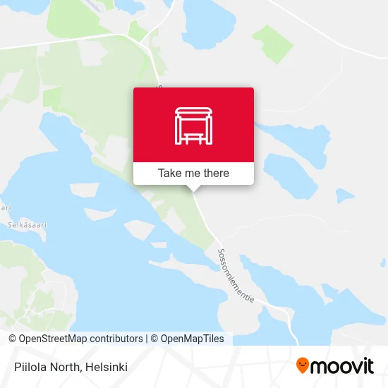 Piilola North map