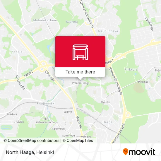 North Haaga map