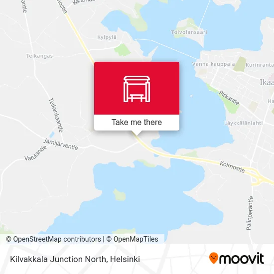 Kilvakkala Junction North map