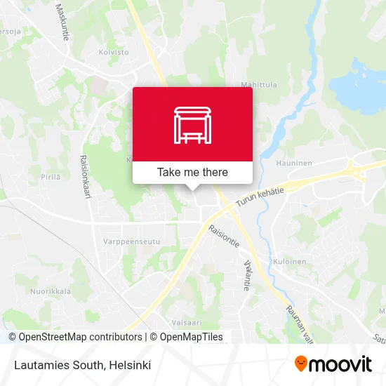 Lautamies South map
