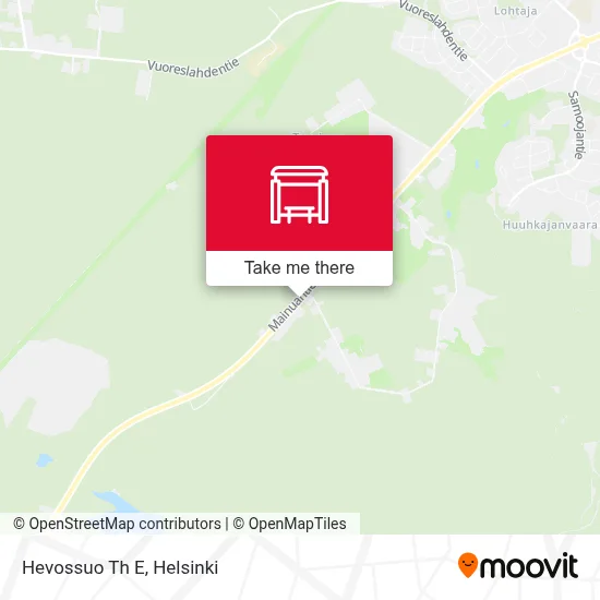 Hevossuo Th E map