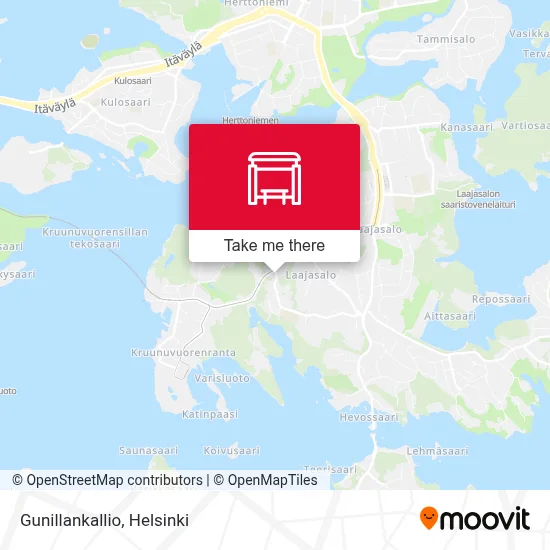 Gunillankallio map