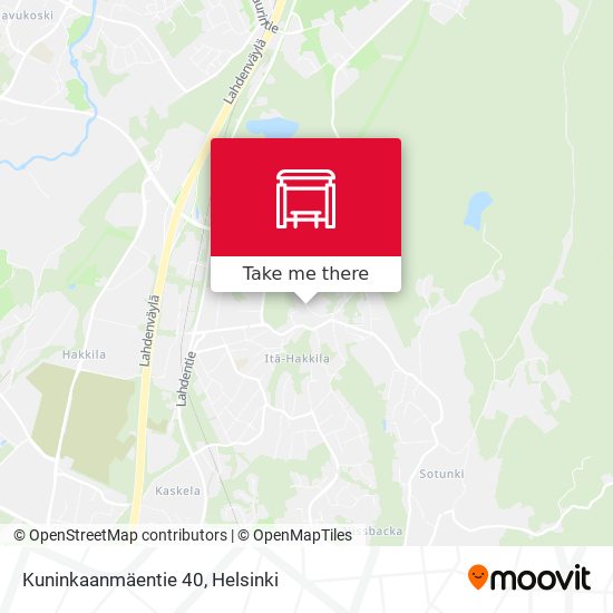 Kuninkaanmäentie 40 map