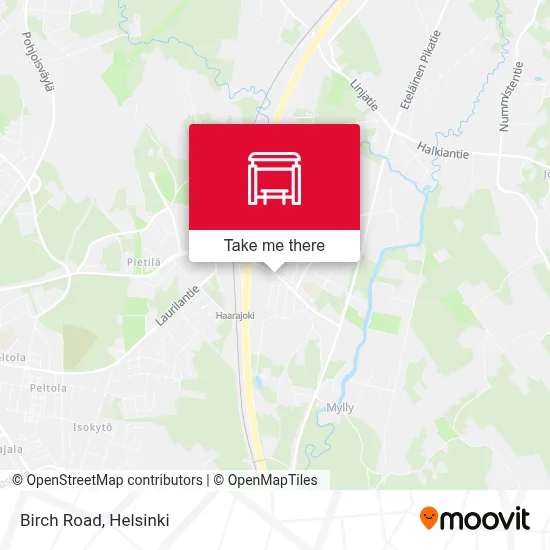 Birch Road map