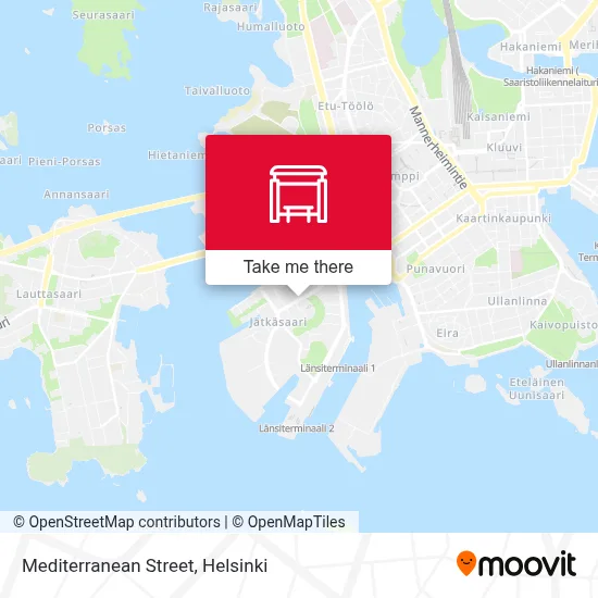 Mediterranean Street map