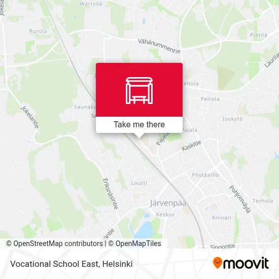 Vocational School East map