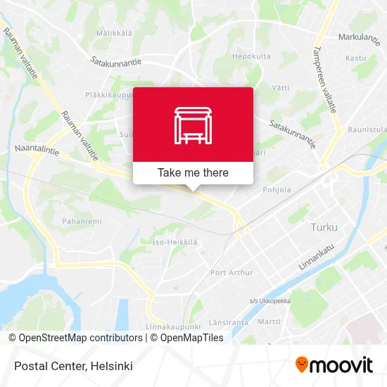 Postal Center map