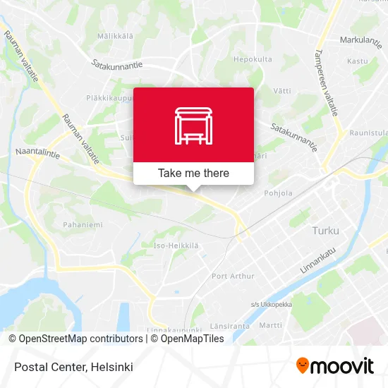Postal Center map