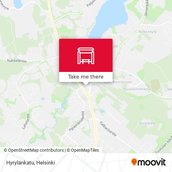 Hyrylänkatu map