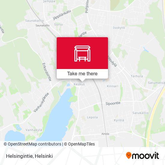 Helsingintie map