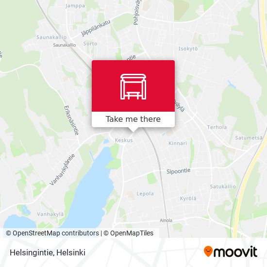 Helsingintie map