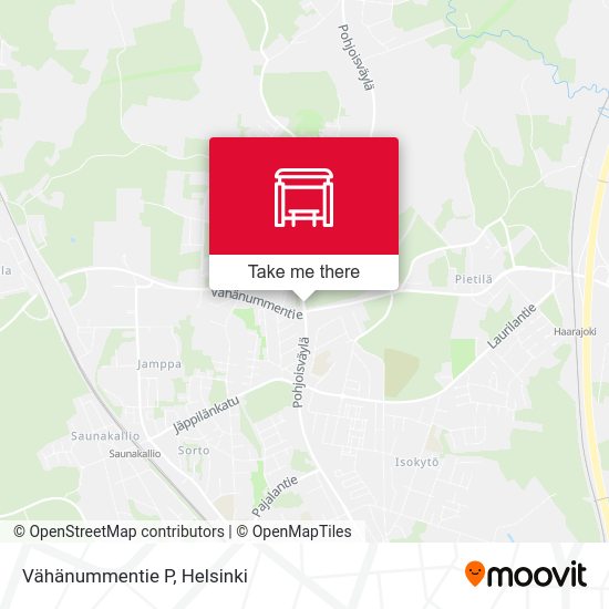 Vähänummentie P map