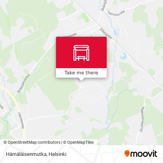 Hämäläisenmutka map