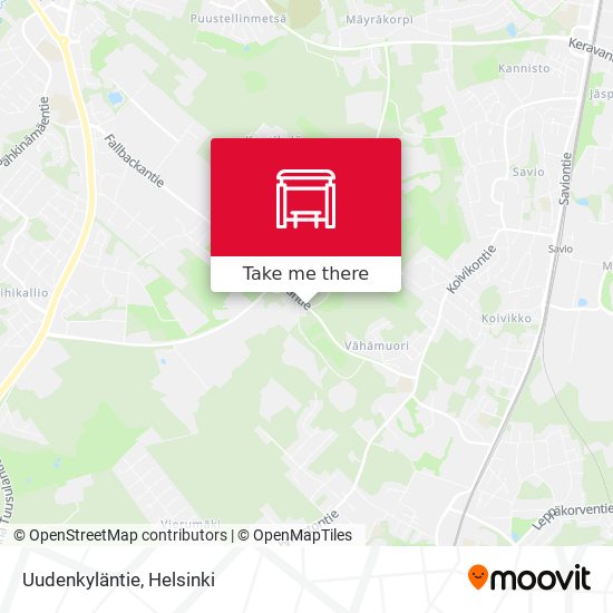 Uudenkyläntie map