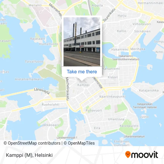 Kamppi (M) map
