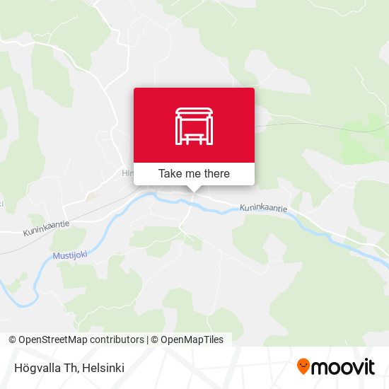 Högvalla Th map