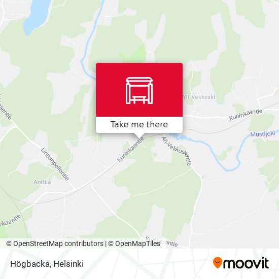 Högbacka map