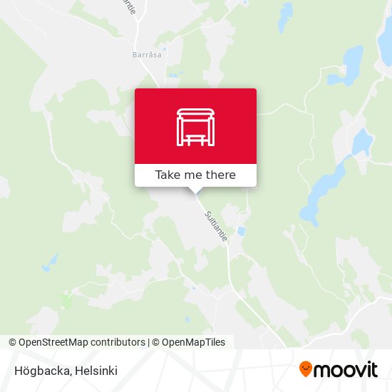 Högbacka map