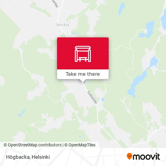 Högbacka map