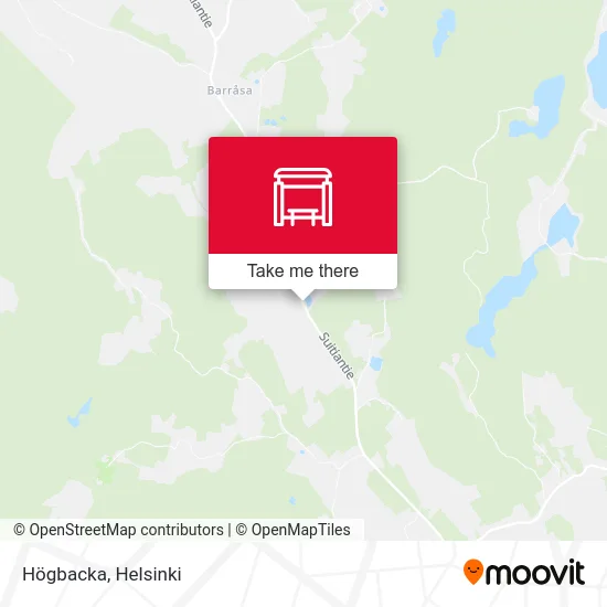 Högbacka map