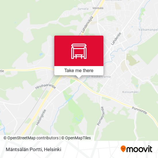 Mäntsälän Portti map