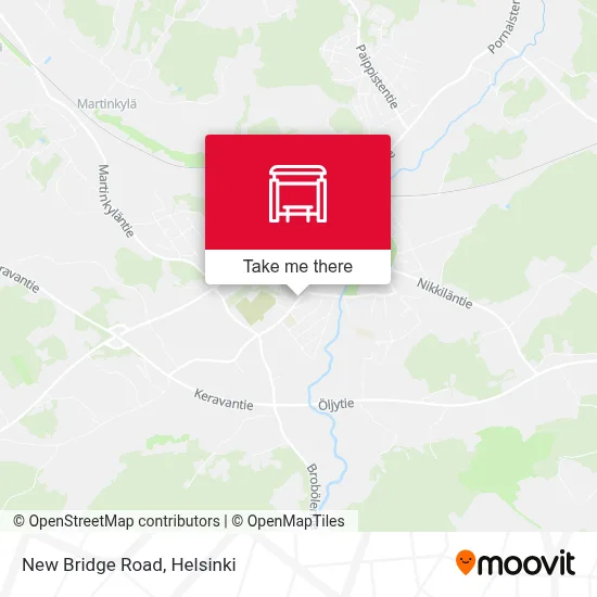 New Bridge Road map