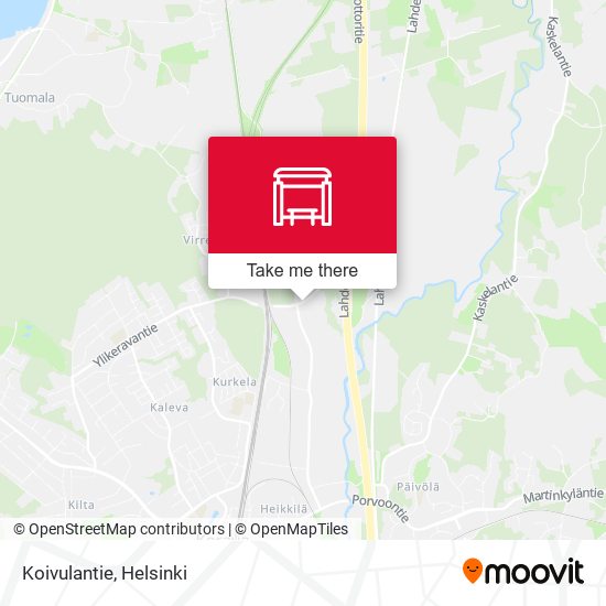 How to get to Koivulantie in Kerava by Bus or Train?