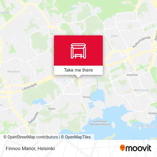 Finnoo Manor map