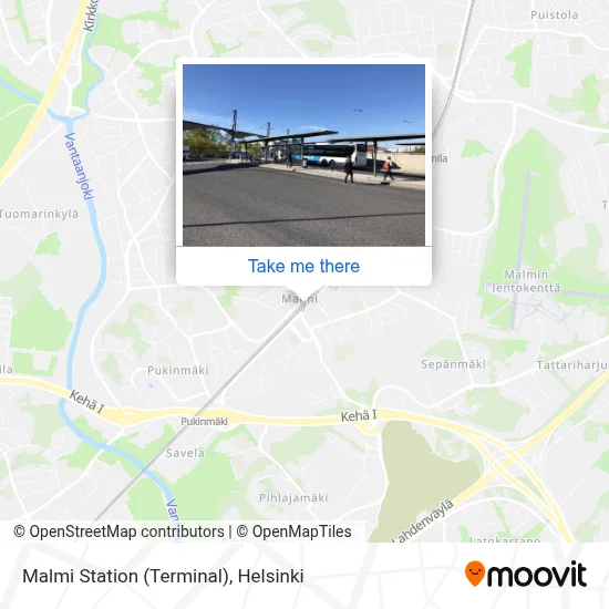 Malmi Station (Terminal) map