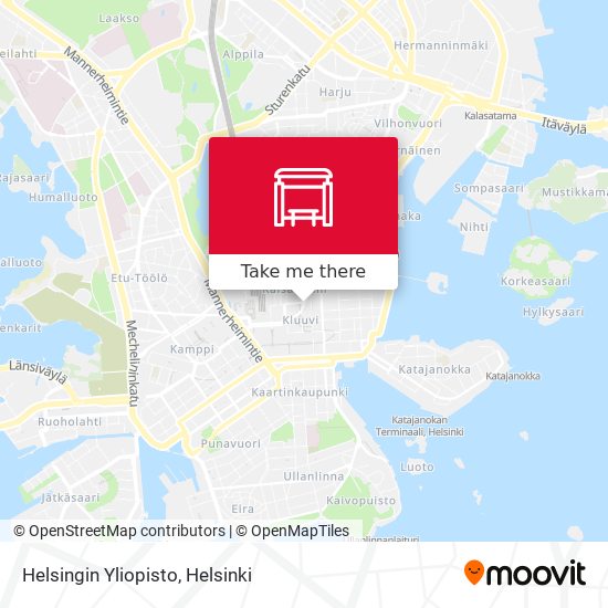 Helsingin Yliopisto map